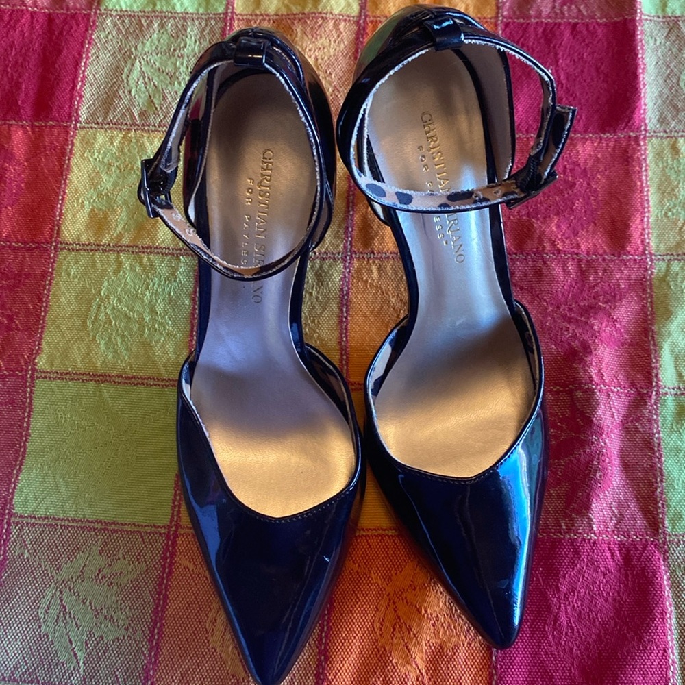 Christian Siriano for Payless Size: US 8 Slingback High Heel Shiny Pumps Heels